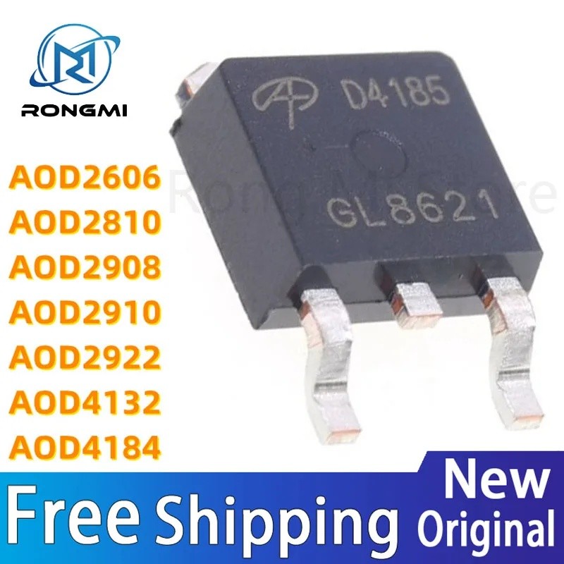 10 AOD4184 D4184 TO-252 AOD2606 D2606 AOD4185 D4185 AOD2810 AOD2908 D2908 AOD2910 D2910 AOD2922 D292