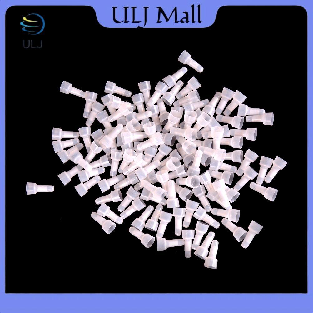 ULJ 100 Chiếc Đóng Nắp Uốn Dây Điện Thiết Bị Đầu Cuối Nắp Kết Nối AWG 16-14.
