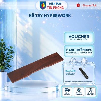 Kê tay HyperWork gỗ óc chó 30 cm HPW-WR01-WAL-30L-BRW V1 - Hàng Chính Hãng