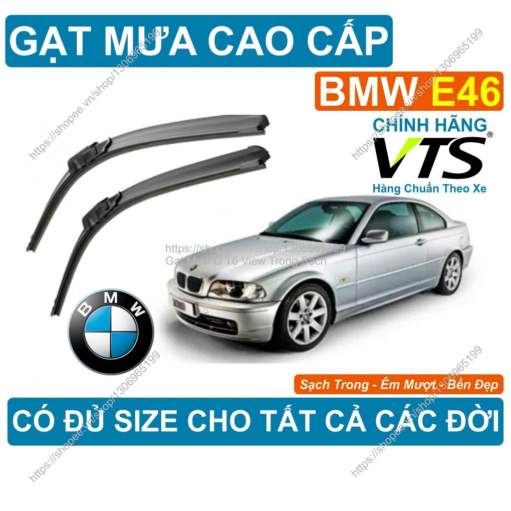 Gạt Mưa Kính Lái BMW E46, Cặp Gạt Mưa Kính Lái Cho Các Dòng Xe BMW E46, Có Đủ Size Cho Các Đời Xe BM