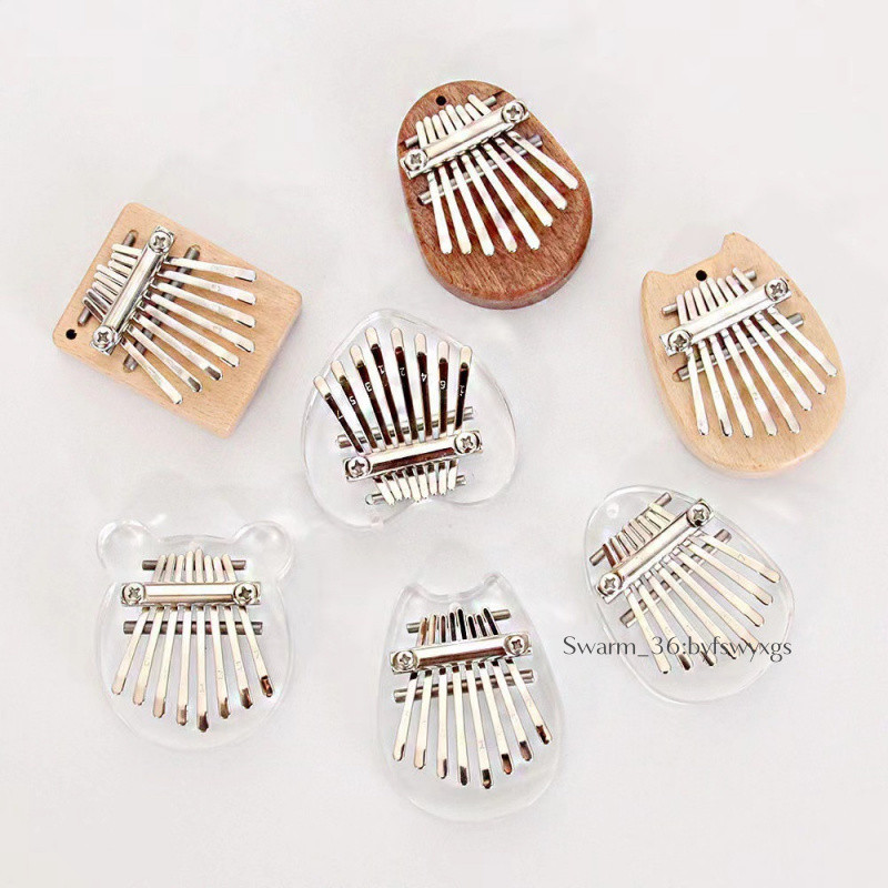 [Chất lượng cao] Đàn piano ngón tay cái mini kalimba Đàn piano ngón tay 8 tông kalimba Học giả Mini 