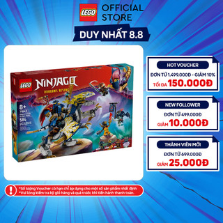LEGO NINJAGO 71843 Đồ Chơi Lắp Ráp Rogue Và Cỗ Máy Rồng Chiến Đấu (584 chi tiết)