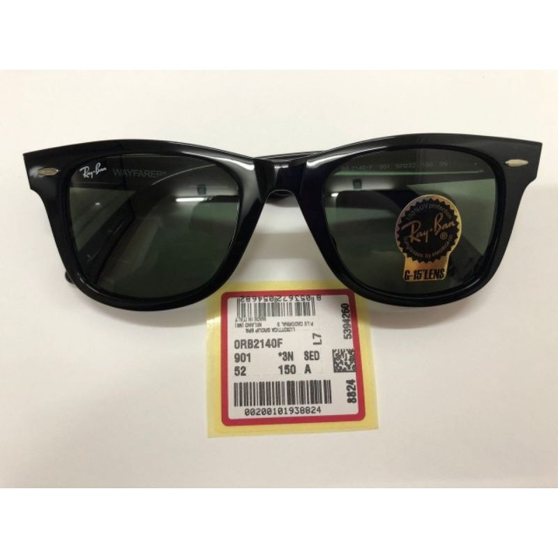 Ray / / Ban ORIGINAL RB2140 901 BỘ ĐÁNH LẮP ĐEN