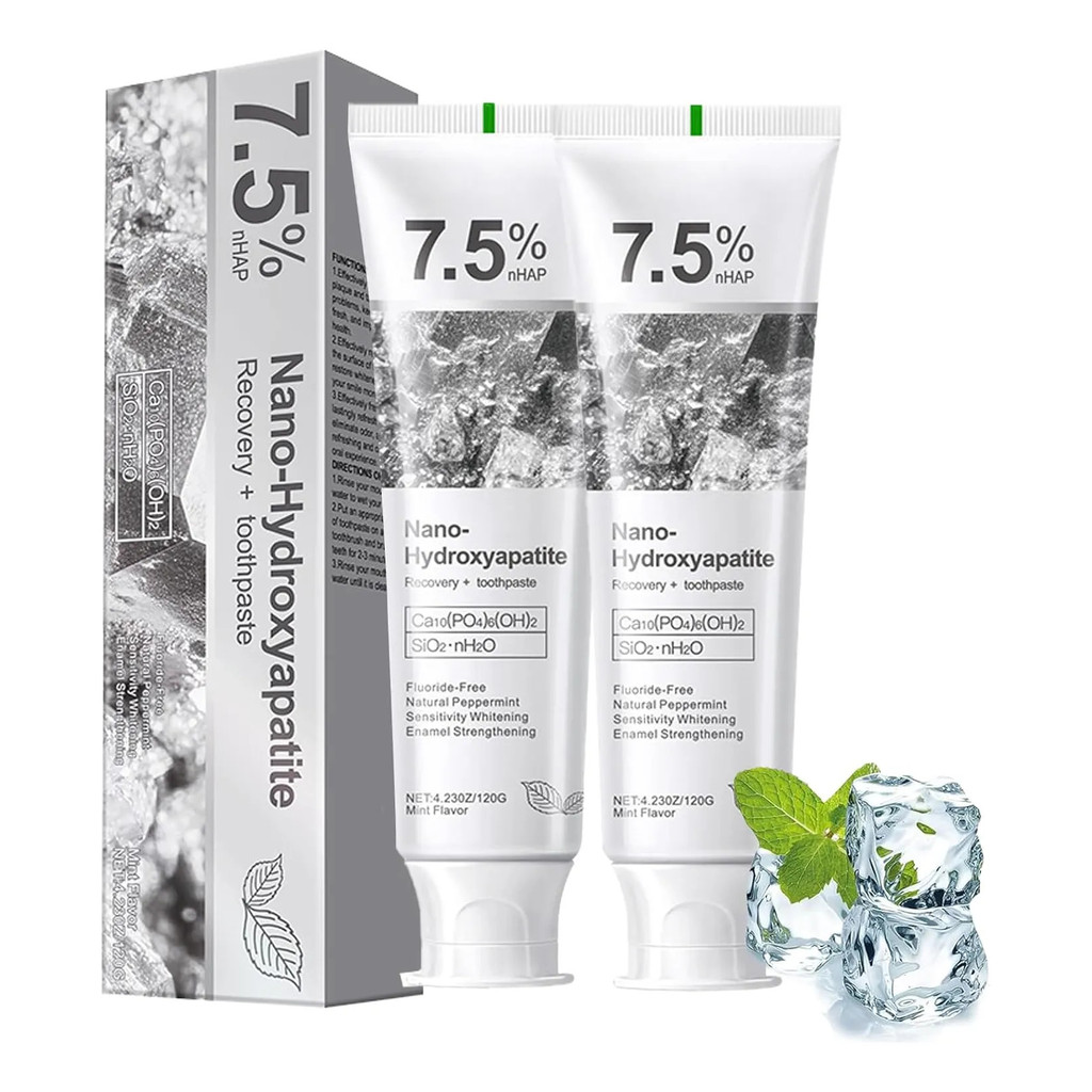 Chứa Kem Đánh Răng Apatit Nano-Hydroxygen 7,5%, Bảo Vệ AZZP