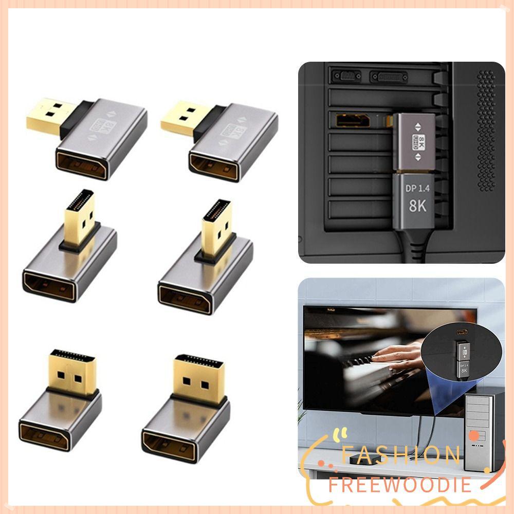 Bộ chuyển đổi cổng hiển thị FREEWOODIE, Bộ chuyển đổi DP1.4 8K 60Hz DP Nam sang Nữ, Bộ mở rộng cáp D