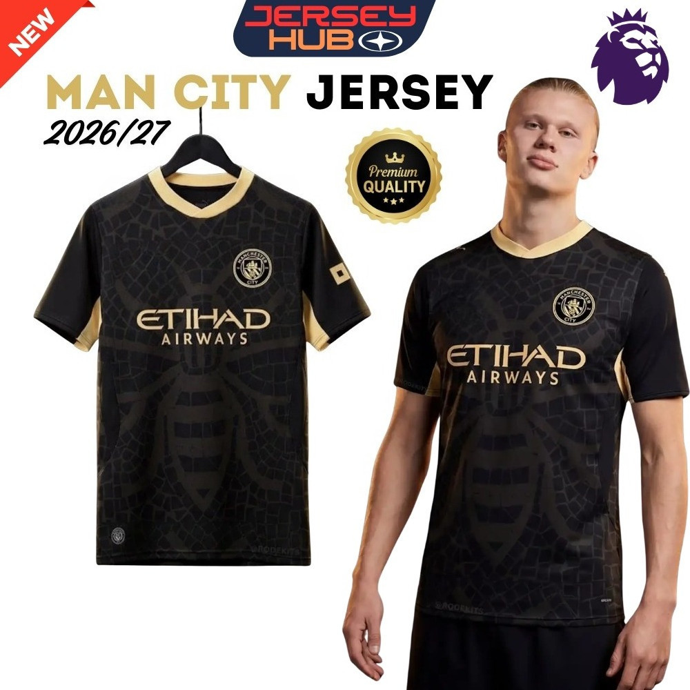Manchester City Sân khách Jersey 2026-27 Người hâm mộ phát hành chính thức Sân khách sân nhà Man Cit