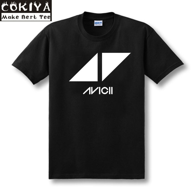 Ban Nhạc Rock DJ Áo Thun Avicii Avicii Cotton Nguyên Chất Áo Thun Tay Ngắn Cổ Tròn Rời Phiên Bản Nam