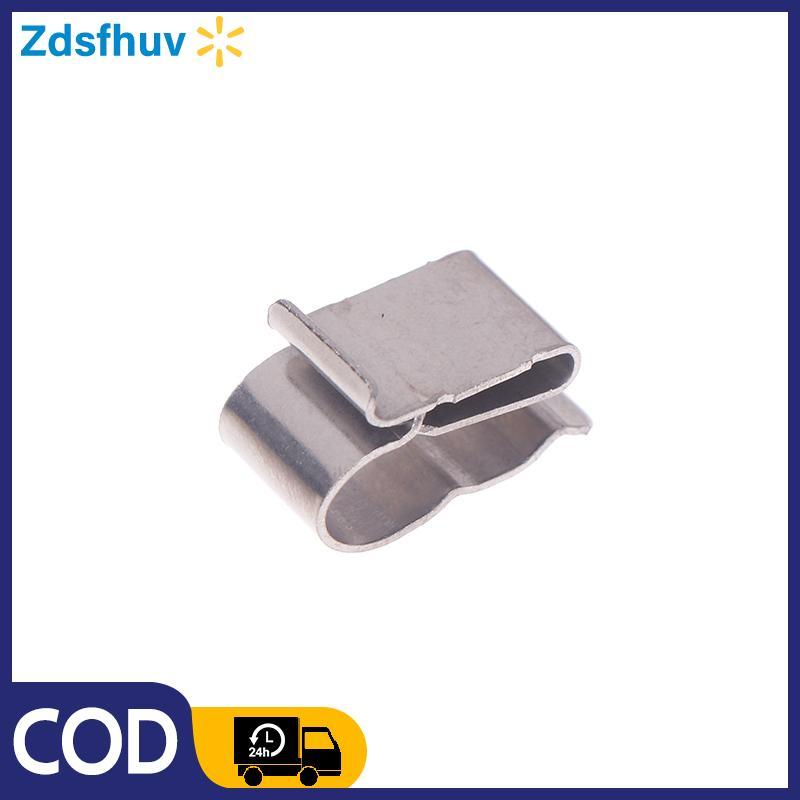 [Zds] 10 Chiếc Kẹp Dây Bảng Điều Khiển Năng Lượng Mặt Trời Cho 2x6mm Cáp Thép Không Gỉ Kẹp Quang Điệ