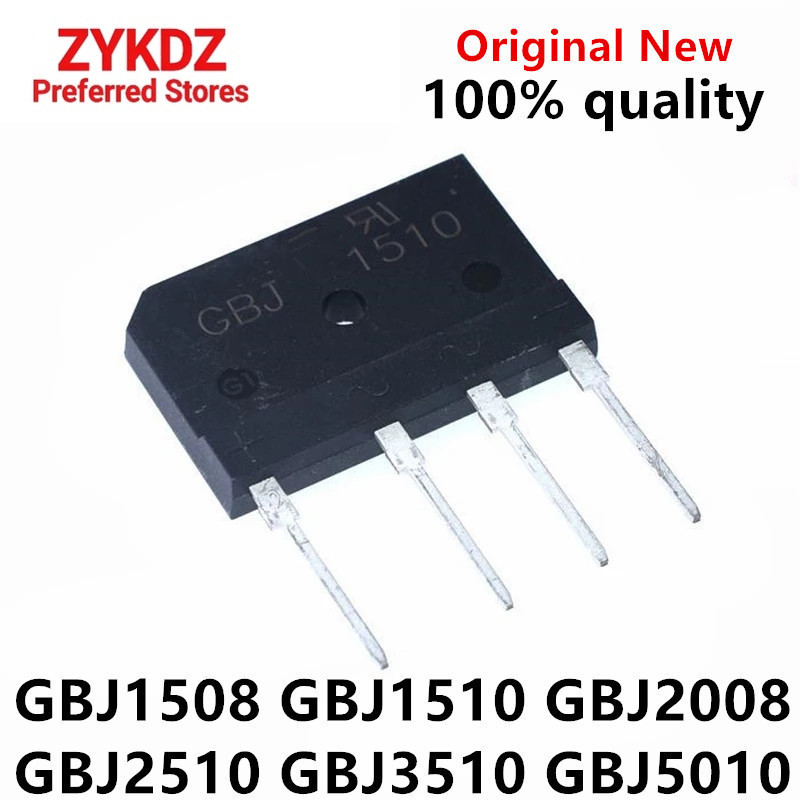 Bộ chỉnh lưu cầu 5 CÁI / lô GBJ1508 KBJ1508 GBJ1510 KBJ1510 GBJ2510 KBJ2510 GBJ2008 GBJ3510 KBJ3510 