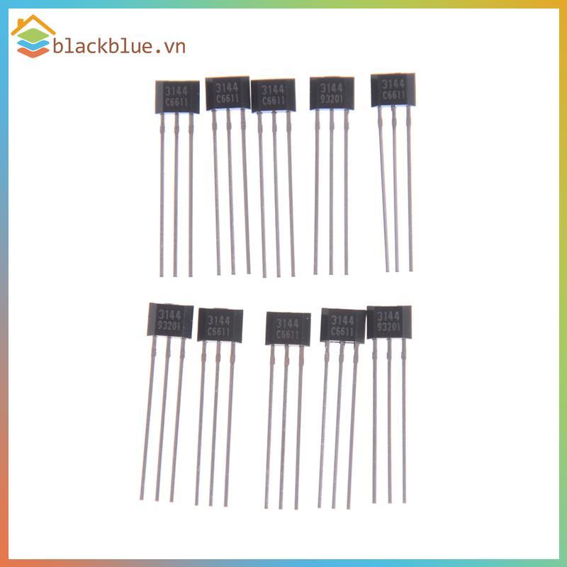 BBLUE 10 chiếc AH3144E OH3144 3144 Máy dò từ tính cảm biến hiệu ứng Hall.