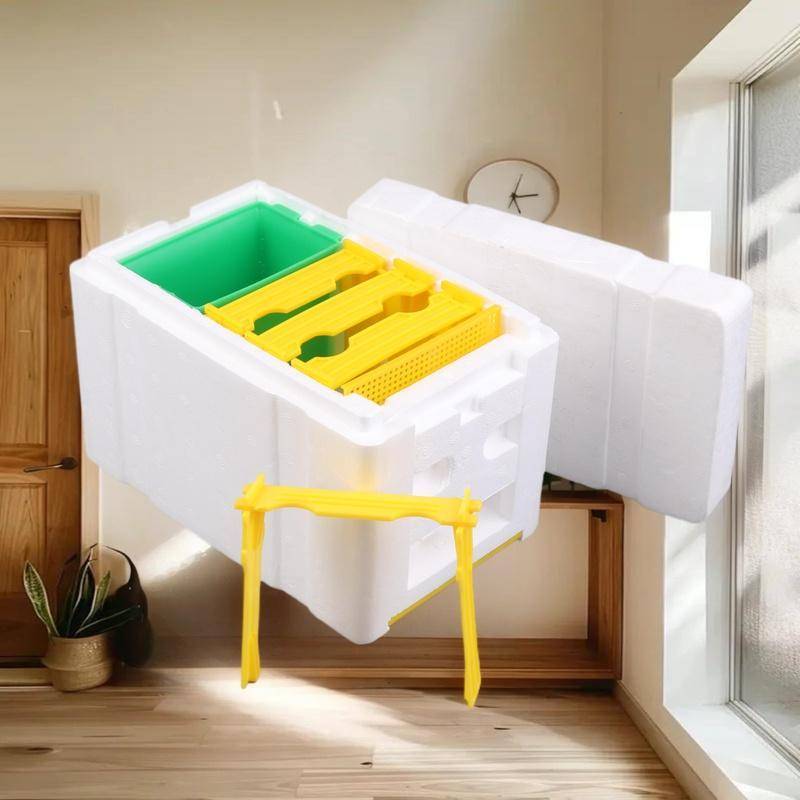Strongaroetrtn Queen Bee Breeding Box Bee Mating Box Foam Beekeeper Garden Pollination Breed Case Th