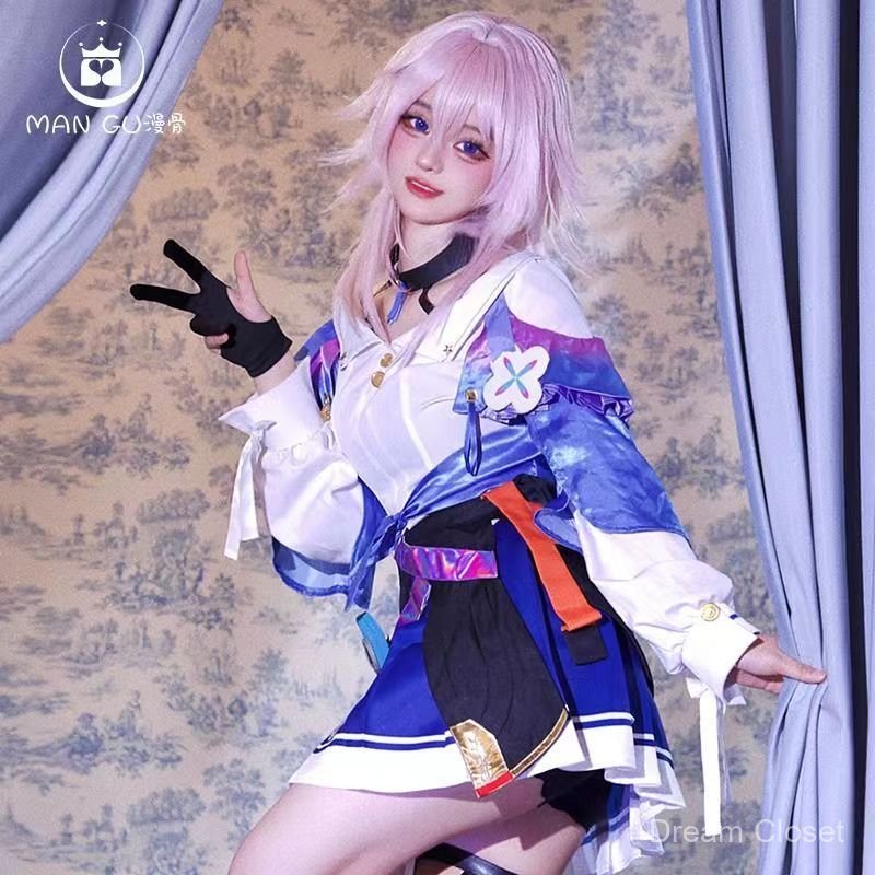Trang phục cosplay Honkai Star Rail March 7th full set đồ lolita phong cách game anime
