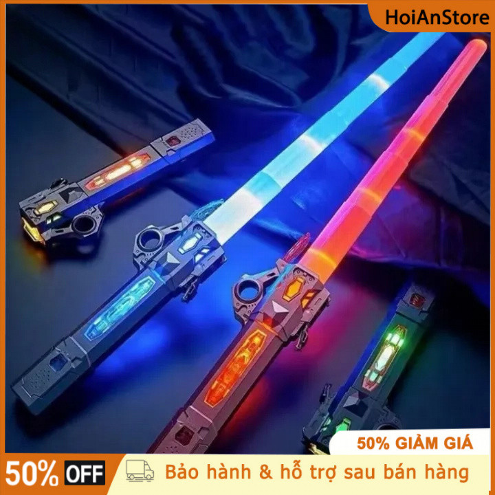 Đồ chơi kiếm laser bảy màu co giãn, Có thể ghép nối cho mọi nhu cầu, Mới chất lượng,Đồ chơi kiếm las