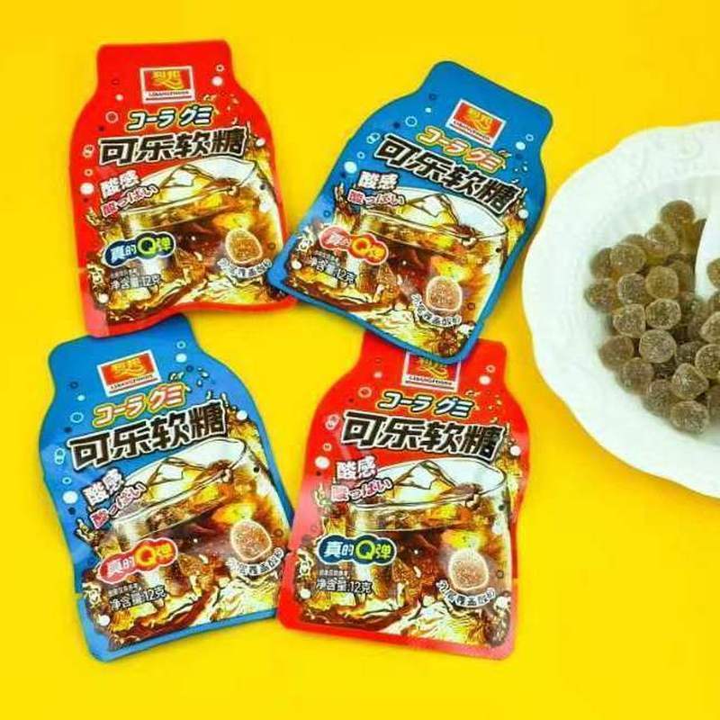 Yaoyao Shop Candy Influencer Tik Tok Sour Ghost Caramel Candy Pop Sour Candy Cola Hương vị hoài cổ K