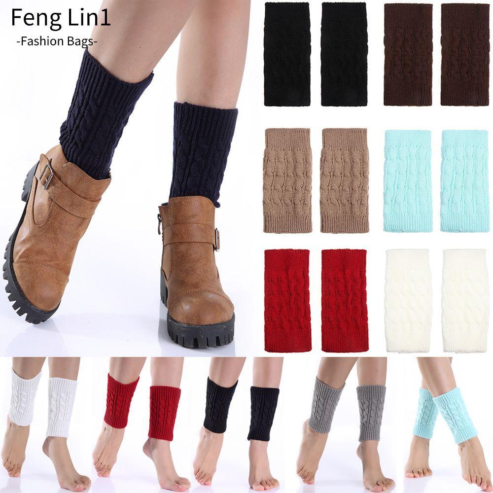 Tất Boot FLIN Bé Gái Ấm Boot Màu Trơn