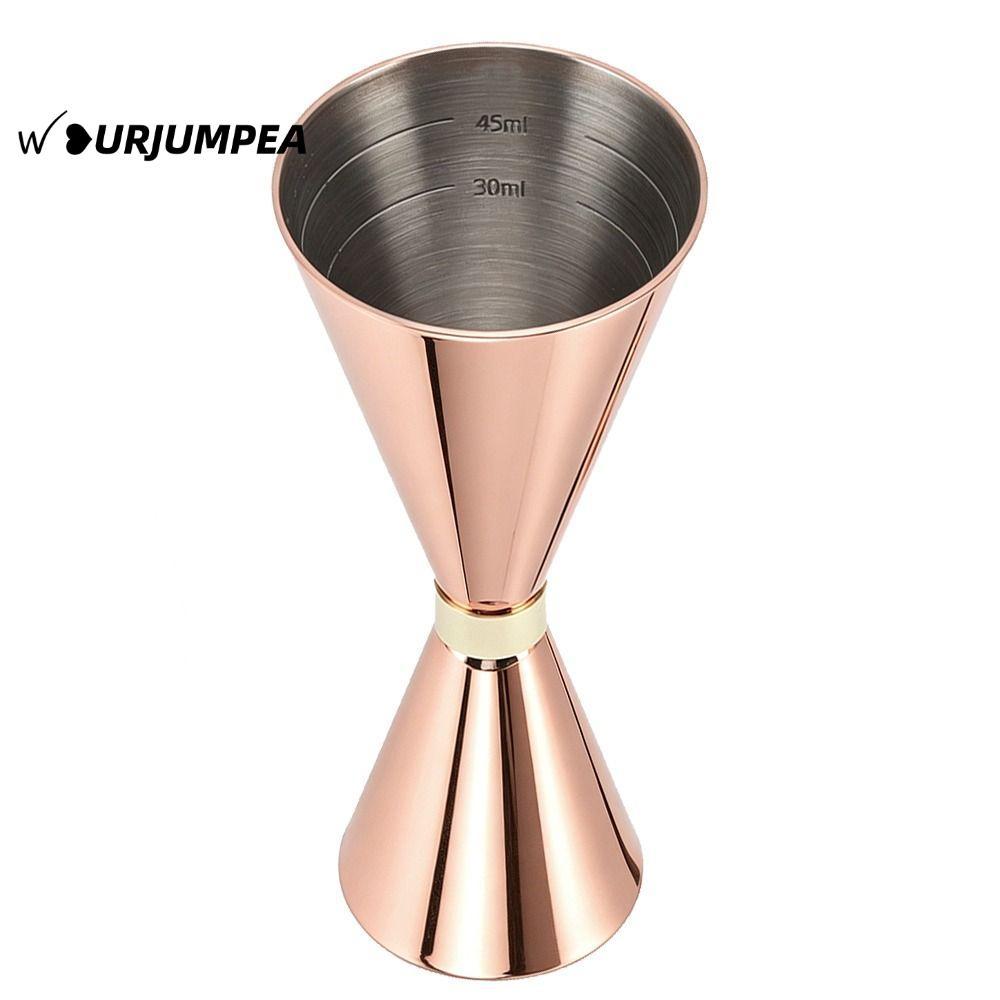 Jigger Cocktail đôi URJUMPEA, thước đo bằng thép không gỉ bên trong Jigger đo lường, Thanh Jigger ph