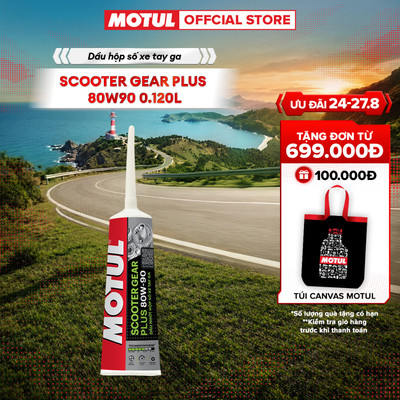 Dầu hộp số xe tay ga MOTUL SCOOTER GEAR PLUS 80W90 0.120L