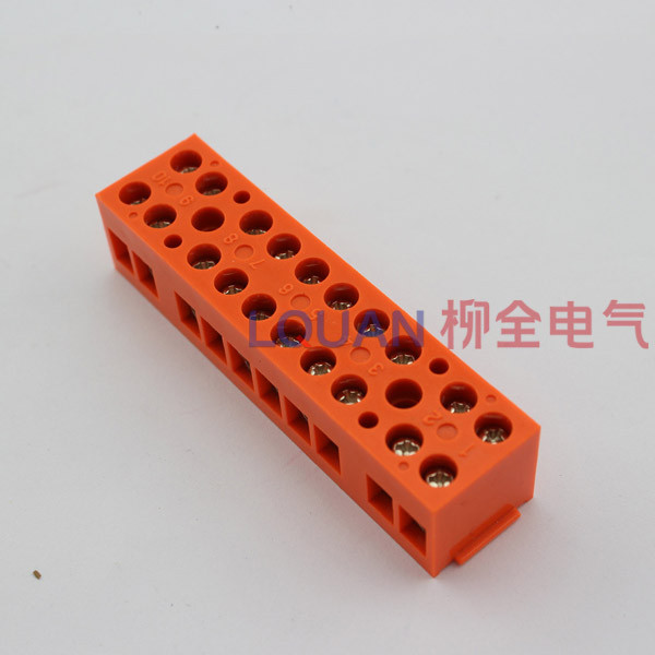 H3801-10 (Đồng) 36A / 600V Thiết bị đầu cuối kết nối cố định Hàng kết nối Thiết bị đầu cuối bằng nhự