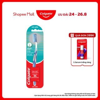 Bàn chải Colgate SlimSoft Advanced ngăn chảy máu nướu siêu mềm mảnh
