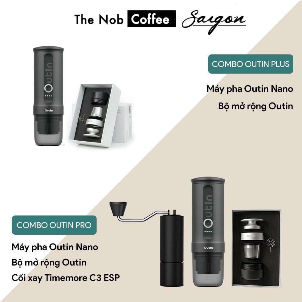 🔥🔥 Combo Outin Plus và Combo Outin Pro | Máy pha Outin, Bộ mở rộng Outin, Cối xay cà phê Timemore C3