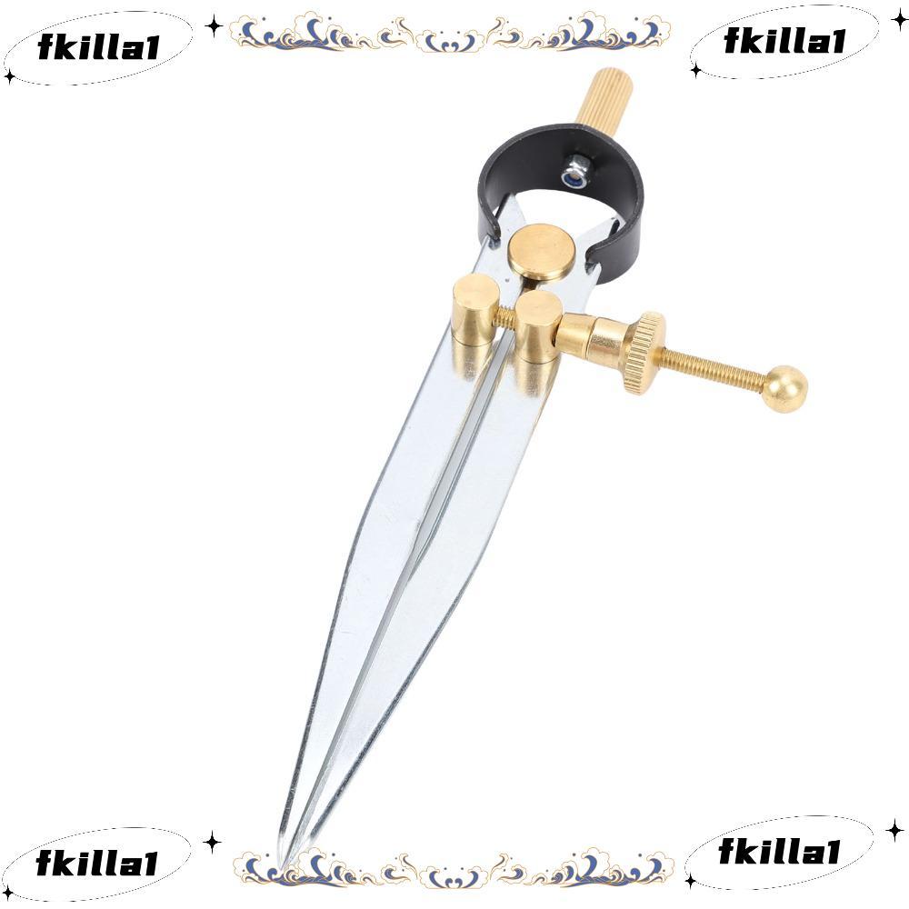 FKILA Spring Divider Caliper, Flat Leg Shape Lockable Design Wing Divider Caliper, Có thể điều chỉnh