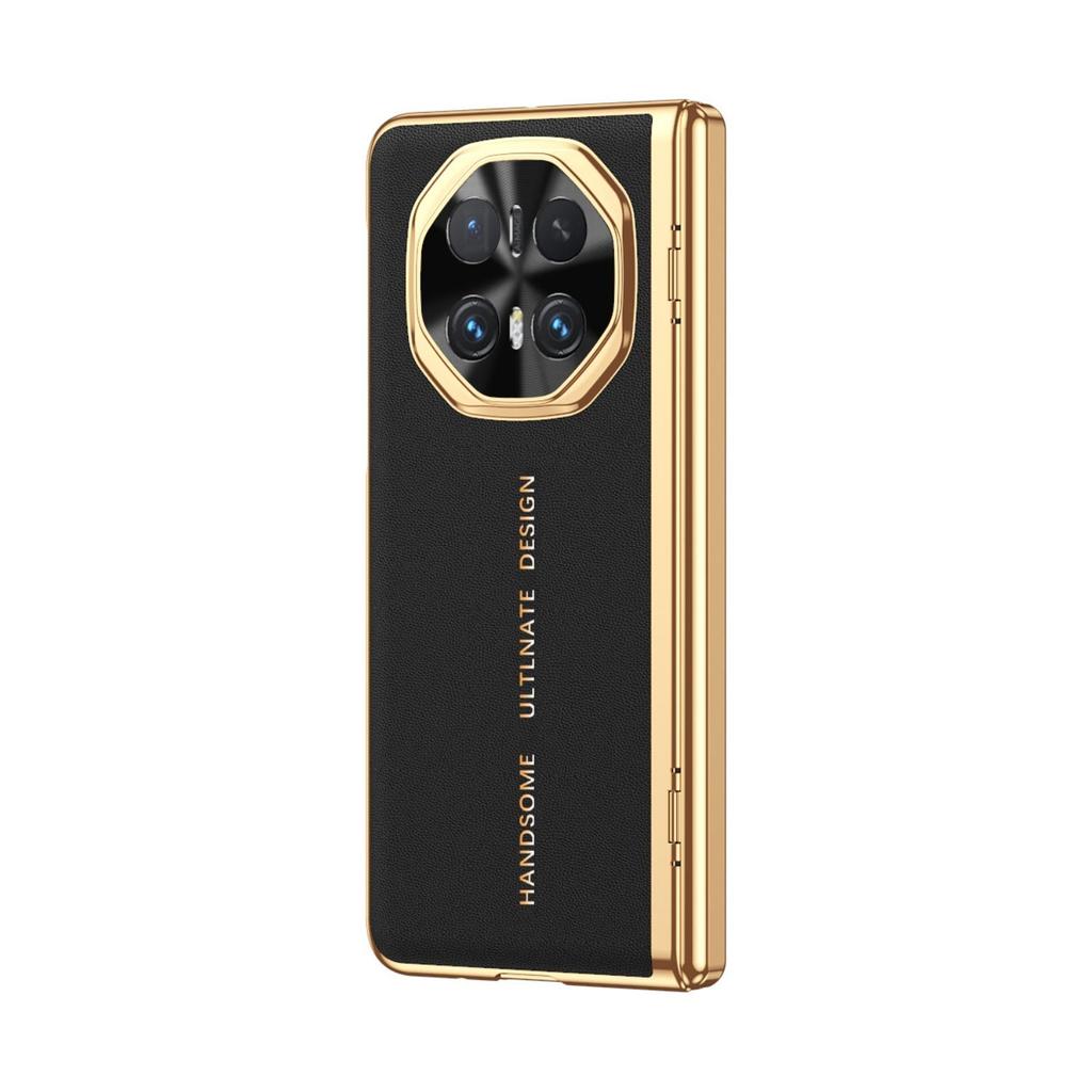 Bảo vệ da tổng hợp thân thiện với da cao cấp cho Honor Magic V6 V5 V3 Khung vàng mạ chân không Tích 