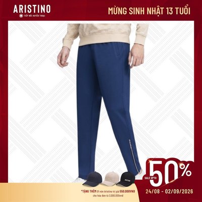 Quần rời dệt kim Nam Aristino Regular Fit, Quần dài thu đông dáng vừa, chất mềm mại APA009W3