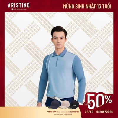 Áo Polo Nam Aristino Golf  Phom rộng Chuyển Động, Tôn Vinh Văn Hóa Việt ALPG860Z