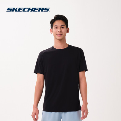 Áo Thun Tay Ngắn Nam Skechers Running Performance Short Sleeve Tee - SP126M091-0018
