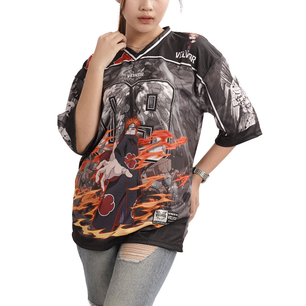VELVOR PREMIUM OVERSIZE ANIME JERSEY - TRẺ EM & NGƯỜI LỚN - AKATSUKI JERSEY 09 SERIES SỐ - FULL IN J