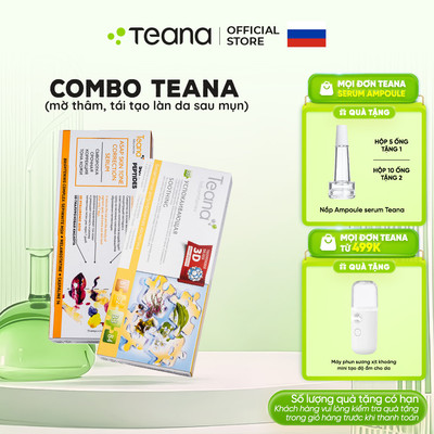 Combo Teana mờ thâm, tái tạo làn da sau mụn (asap + b3)