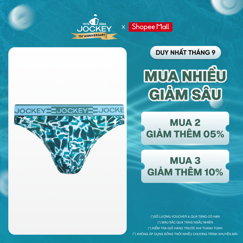 Quần Lót Nam Jockey Polyamide In Họa Tiết Dáng Brief - J4063