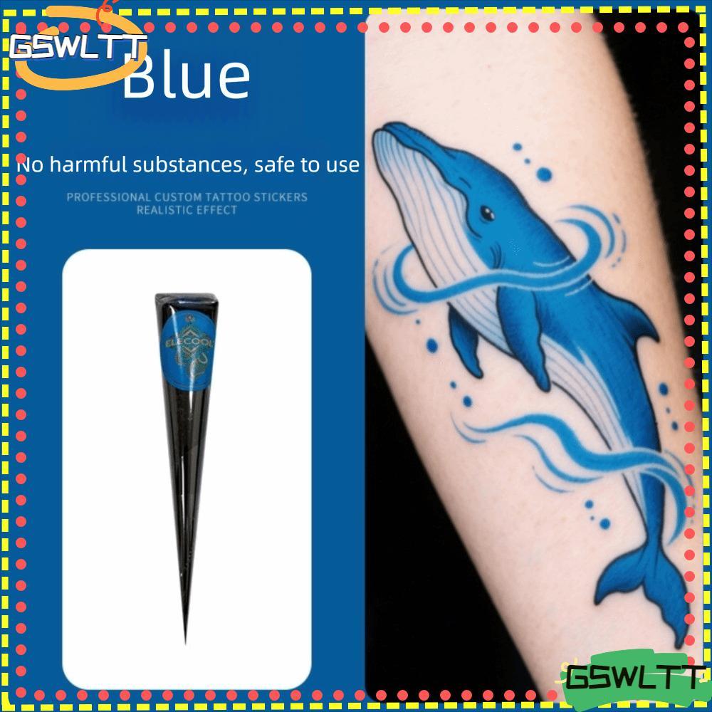 GSWLTT Henna Tattoo Cream, Màu đen tạm thời Henna Paste Cone, Kem xăm Henna Dễ sử dụng Kem Henna Nâu