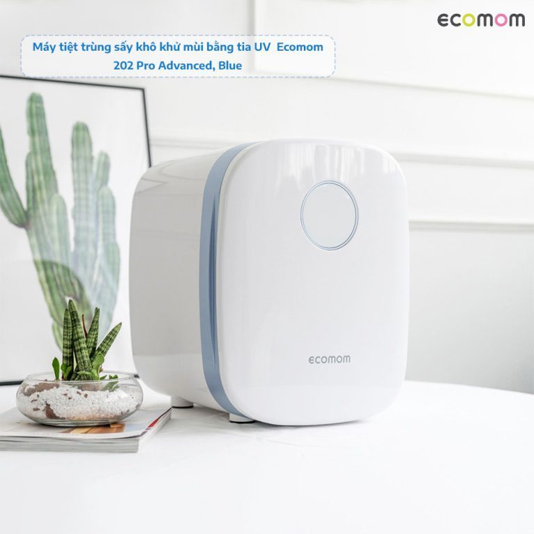 ✨ Máy tiệt trùng sấy khô khử mùi bằng tia UV Ecomom 202 Pro Advanced khoang rộng, tự tiệt trùng 2h/l