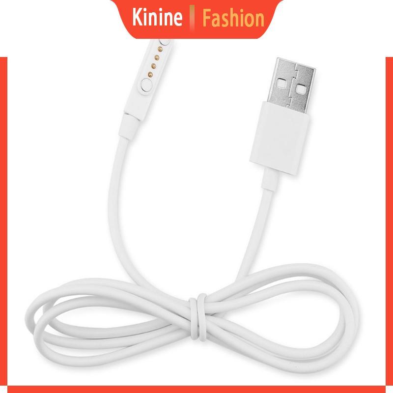 KIN Từ Tính Cho Đồng Hồ Thông Minh Cáp Sạc 4 Chân Cho KW88 KW98 KW99 GT88 GT68