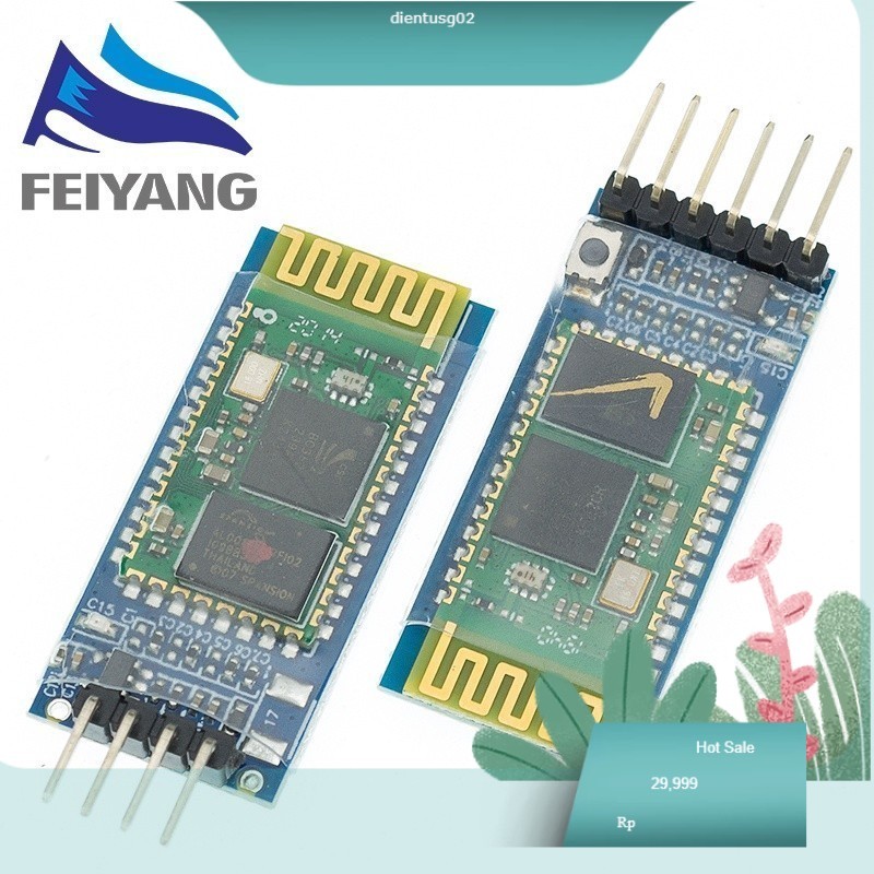 183 Mô Đun Truyền Dữ Liệu Không Dây Hc05 HC06 TX RX HC-06 HC-05 Cho Arduino