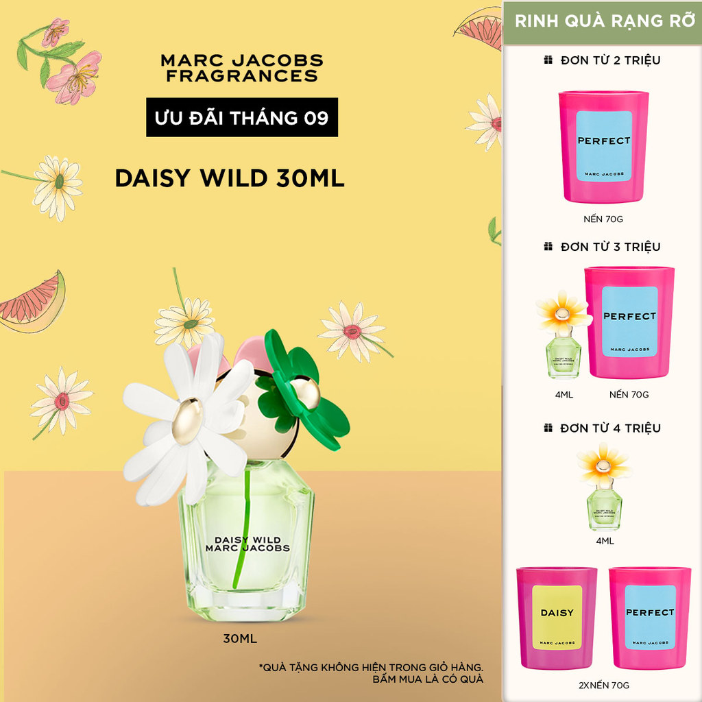 Nước hoa Nữ Marc Jacobs DAISY Wild EDP 30ml Refillable