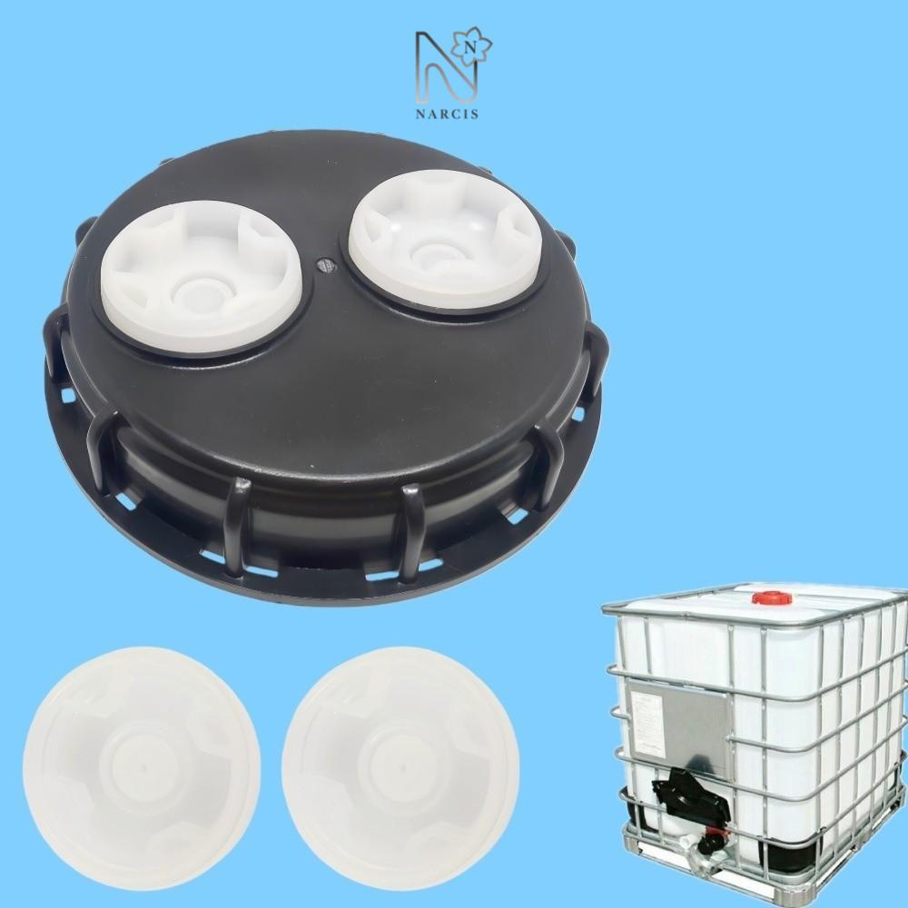 NARCIS IBC Tote Cap, Nắp Niêm Phong Nhựa IBC Tank Cover, Cấu Trúc Ren Kép Cổng Thông Hơi Nắp Hộp Đựn