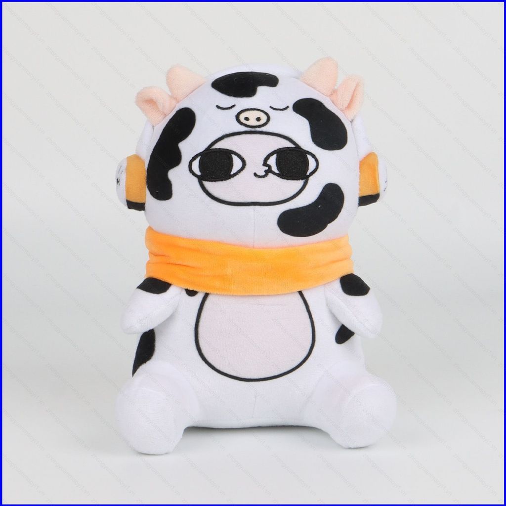 ZY1 Ketnipz Plushie Lofi Girl Bò Bò Nhồi Bông Búp Bê Mềm Hoạt Hình Nhân Vật Đồ Chơi YZ1