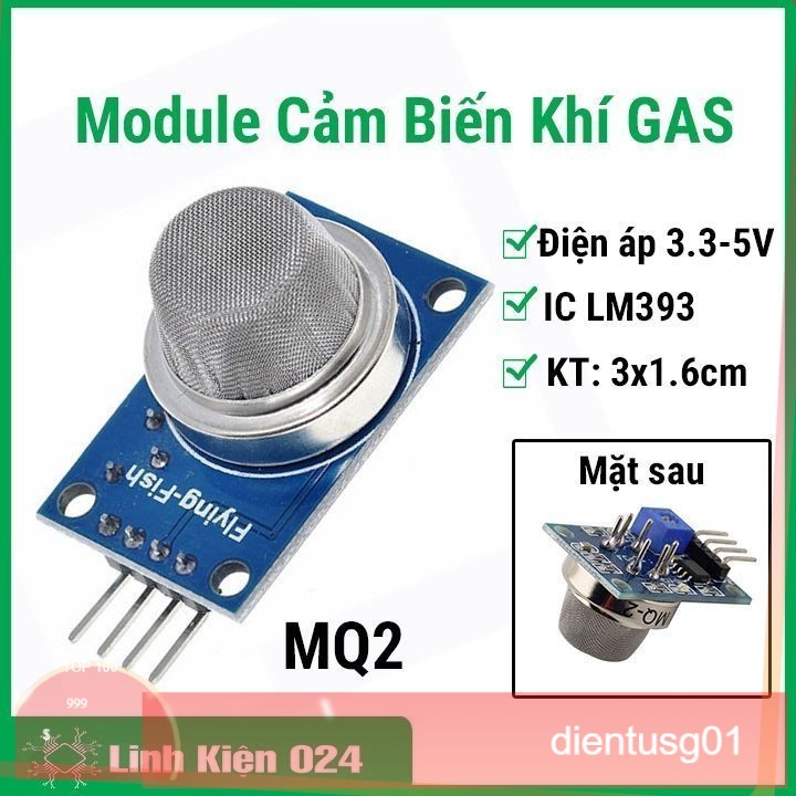 108 Module cảm biến khí GAS MQ2