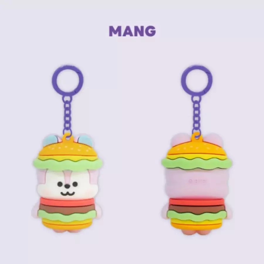 Móc Khóa BT21 MANG Night Market Figure - LINE FRIENDS Chính Hãng Hàn Quốc BTS Keyring Chợ Đêm Ẩm Thự