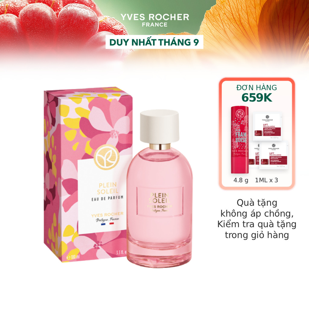 Nước hoa Pleines Natures Eau De Parfum Plein Soleil Spray 100ml