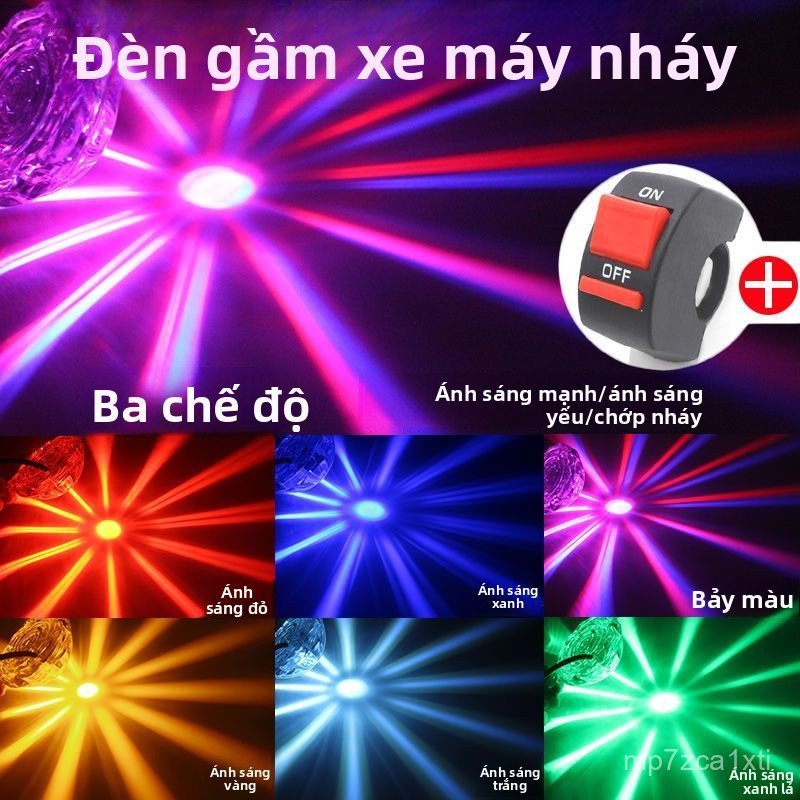Đèn LED gầm xe nhấp nháy cho xe tay ga GuiHuo xe điện, phụ kiện độ xe bền đẹp, bán chạy