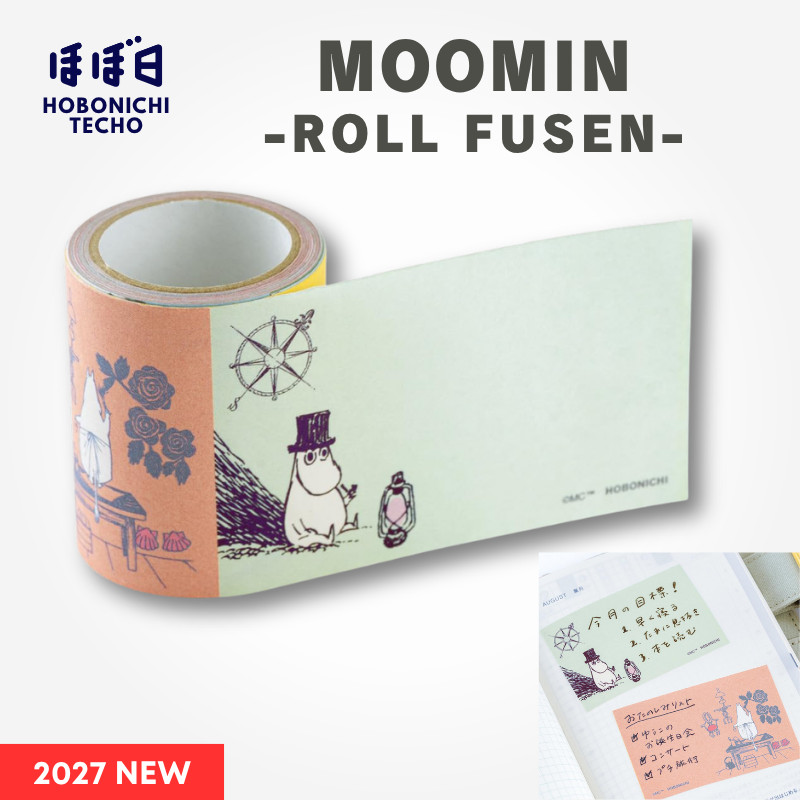 Hobonichi Techo Moomin Roll Sticky Notes -Moomin Family Island Life-