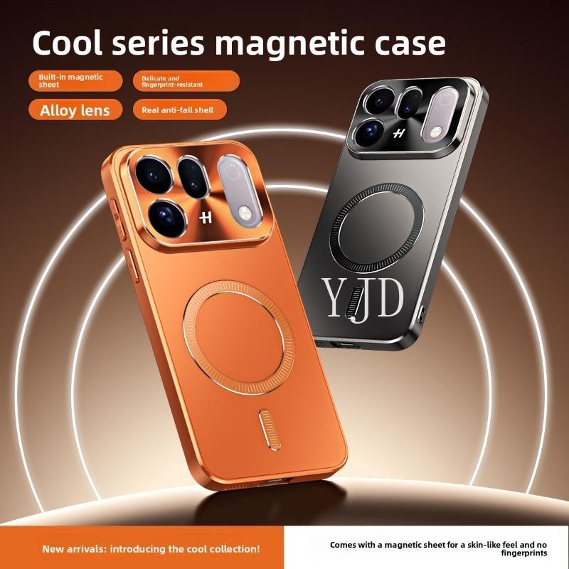 Dành Cho OPPO Find X10 Find X10ProMax Cool Series Họa Tiết Da Không Dấu Vân Tay Thu Hút Từ Tính Chống Rơi Vỏ Bảo Vệ Chống Sốc Vỏ Điện Thoại