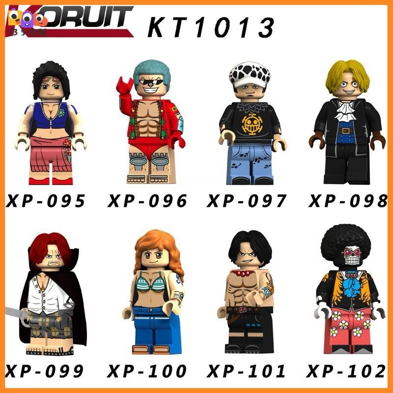 One Piece Đồ Chơi Lắp Ráp Các Nhân Vật Truyện Tranh One Piece, Ace, Shank