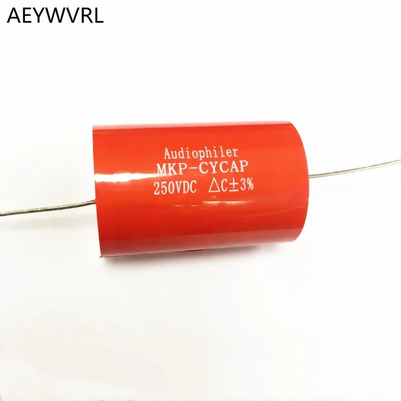 2 Chiếc 250V47UF Âm Thanh Trục Polypropylene MKP 47uF 250V Tụ Điện Cho Ống Âm Thanh Khuếch Đại Loa M