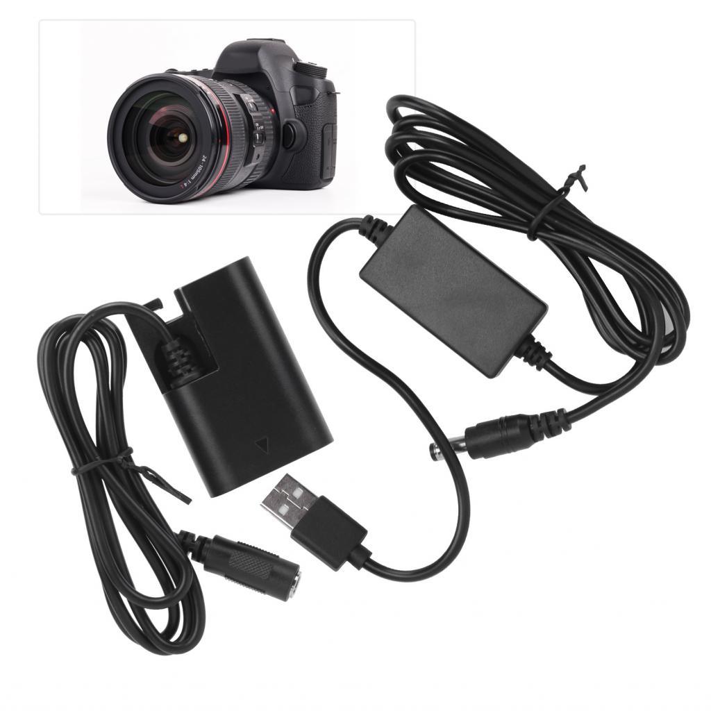 USB sang LP ‐ E6 Bộ tản nhiệt cắm và chạy bằng cáp truyền động cho 6D 5D2 5D4 5D3