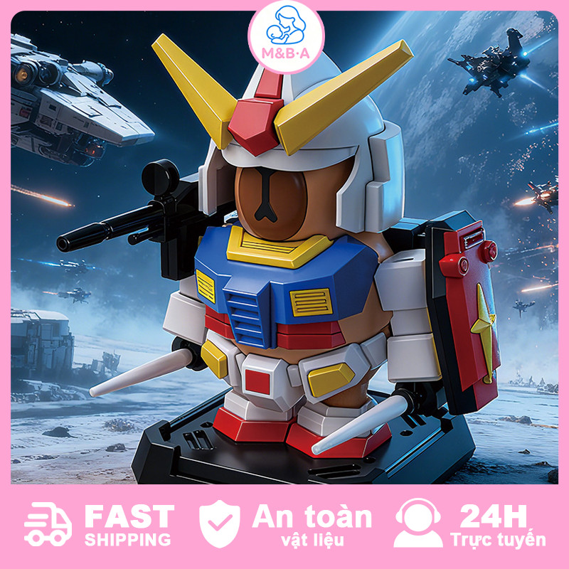 Capybara Gundam Mạnh Mẽ Cá Heo Gundam Mecha Cao Cấp,Bộ Đồ Chơi Mô Hình Từ Tính Lắp ráp Mecha,Đồ chơi trẻ em