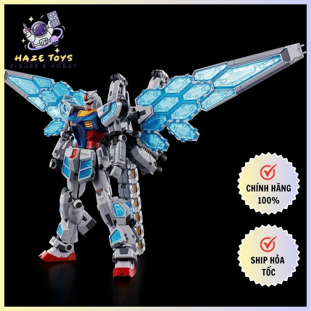 Mô hình lắp ráp Gundam Bandai 1/144 RX-78F00/E Gundam EX-001 GLRSS Feather Unit